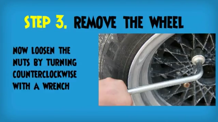 How to change a flat tire video